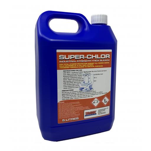 SUPER-CHLOR Industrial Strength Thick Bleach 5L