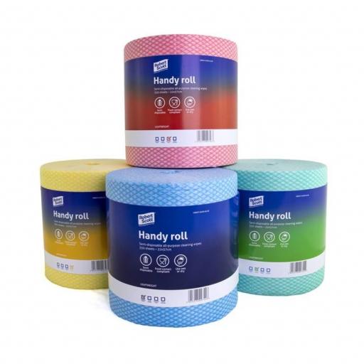 All purpose Handy Roll 350 sheets per roll twin pack